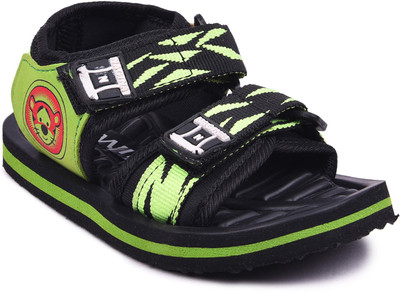 

TWIN Boys & Girls Velcro Strappy Sandals(Multicolor, Green