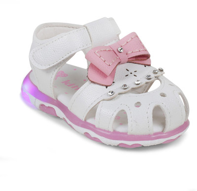 

KITTENS Girls Velcro Flats(White