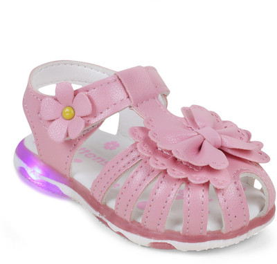 

KITTENS Girls Velcro Flats(Pink