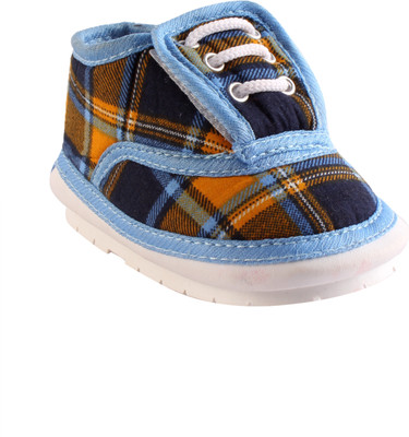 

CHiU Boys & Girls Velcro Casual Boots(Blue, Blue/yellow