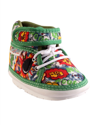 CHiU Boys & Girls Velcro Casual Boots(Green