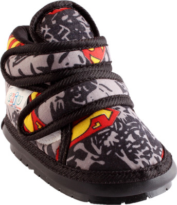 

CHiU Boys & Girls Velcro Casual Boots(Black