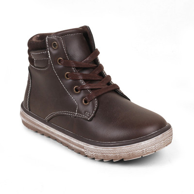 

KITTENS Boys Lace Casual Boots(Brown