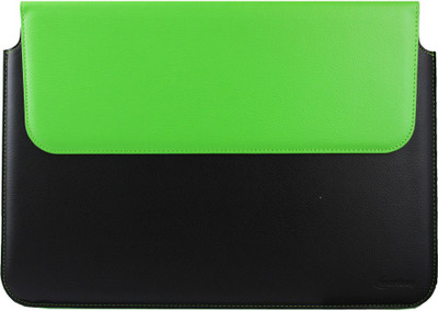 

Emartbuy 14 inch Sleeve/Slip Case(Multicolor), Black/green two tone