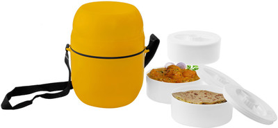 

Little Swan Koffee Thermoware Multicolor Lunch Box 3 Containers Lunch Box(900 ml)