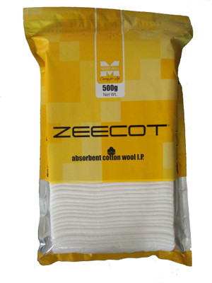 Medifarma Zeecot Absorbent Cotton Zig Zag 500gm Interactive dressings Medical Dressing(Pack of 1)