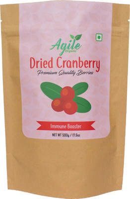 

Agile Organic Dried Cranberries(500 g, Pouch)