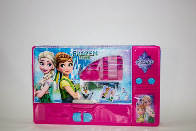 

Shopkooky Best for return gift/birthday gift Frozen Multi Purpose Art (Set of 1, Multicolor) Art Plastic Pencil Box(Set of 1, Pink)