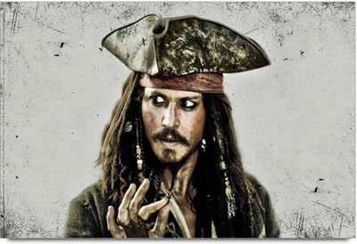 

Wall Poster Rough Captain Jack Sparrow D Paper Print(12 inch X 18 inch, Rolled)