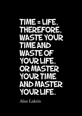 

Aabhaas Wall Poster Time Management Paper Print(12 inch X 18 inch, Rolled)