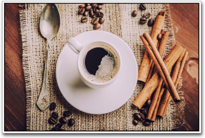 

Aabhaas Wall Poster Cup of Coffee Paper Print(12 inch X 18 inch, Rolled)