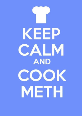 

Akhuratha Wall Poster Keep Calm And Keep Calm & Cook Meth! Paper Print(12 inch X 18 inch, Rolled)