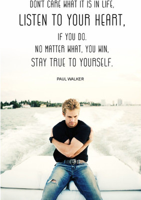 

Aabhaas Wall Poster Paul Walker Wall Paper Print(12 inch X 18 inch, Rolled)