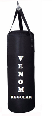 

Venom REGULAR 2.0 FEET LONG, SRF - ECONOMIC MATERIAL , BLACK COLOR, UNFILLED WITH STRAPS Hanging Bag(2.0, 24 kg)