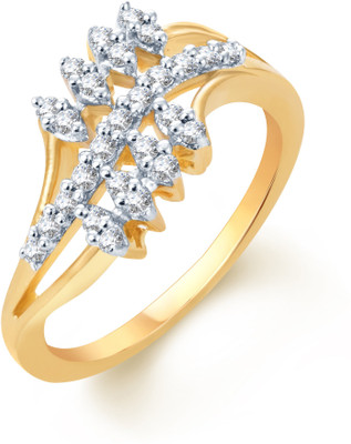 

Divastri Alloy Cubic Zirconia Rhodium Plated Ring, Multicolor