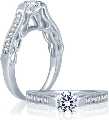 

Divastri Alloy Cubic Zirconia Rhodium Plated Ring, White