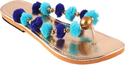 

Shopping Station Women Blue::Sky Blue Flats