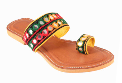

Glam World Women Yellow Flats