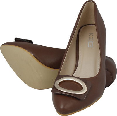 

KEG KEG Women's Lifestyle Coffee Casual Shoes Bellies For Women(Brown