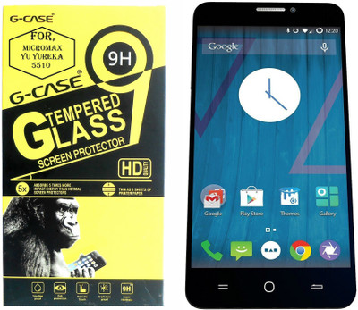 G-case Tempered Glass Guard for Micromax YU YUREKA AO5510 available at flipkart for Rs.149