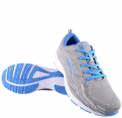 

Li-Ning ARTL007-1 Flow Grey/Blue Running Shoes For Men(Grey