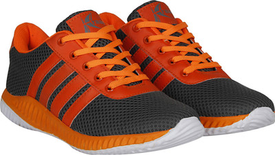 

Kraasa Sports Running Shoes For Men(Grey, Orange