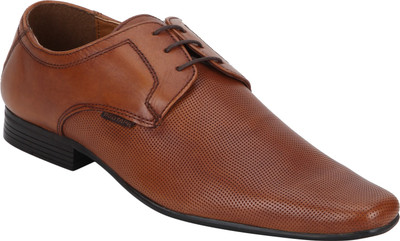 Red Tape Men Leather Formal Derby For Men(Brown, C.tan