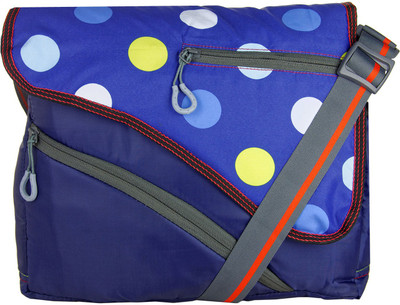 

JG Shoppe Men Casual Blue Polyester Messenger Bag