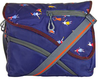 

JG Shoppe Men Casual Blue Polyester Messenger Bag