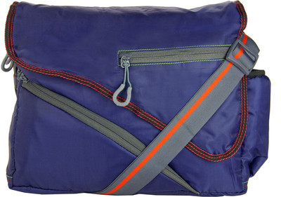 

JG Shoppe Men Casual Blue Polyester Messenger Bag
