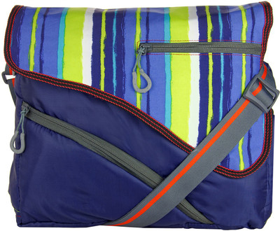 

JG Shoppe Men Casual Blue Polyester Messenger Bag