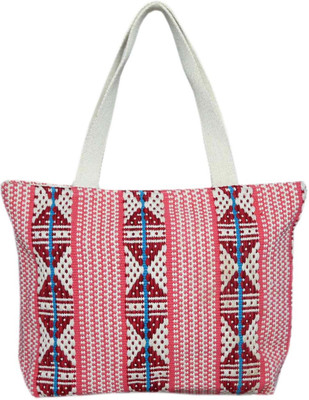 

Diwaah Women Casual Pink Cotton Hand-held Bag