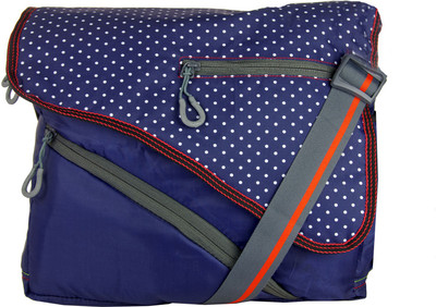 

JG Shoppe Men Casual Blue Polyester Messenger Bag