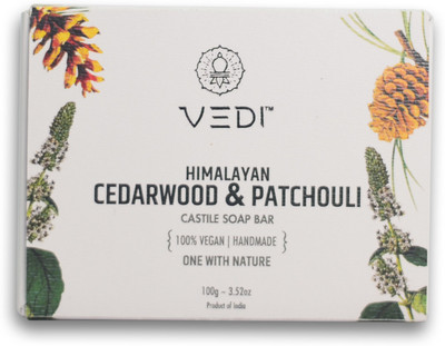 

vedi herbals HIMALAYAN CEDARWOOD & PATCHOULI CASTILE SOAP BAR(100 g)