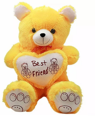 

piggie Toys YEllow 70cm Teddy Bear - 24 inch (Yellow) - 70 cm(Yellow)