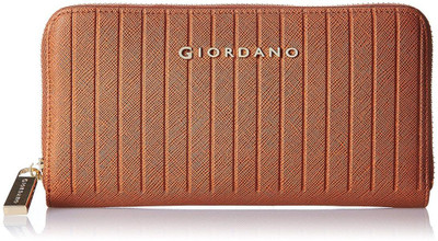 

Giordano Women Evening/Party, Casual Brown Artificial Leather Wrist Wallet(5 Card Slots)