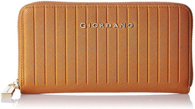 

Giordano Women Casual Yellow Artificial Leather Wrist Wallet(5 Card Slots)