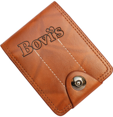 

AVB Men Brown Artificial Leather Wallet(10 Card Slots), Brown;camel