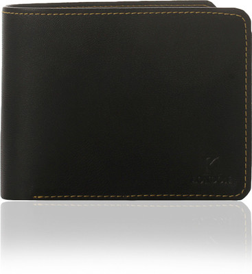 

K London Men Black Artificial Leather Wallet(3 Card Slots)