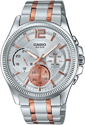 Casio A1077 Enticer Men's Analog Watch  - For Men   Watches  (Casio)