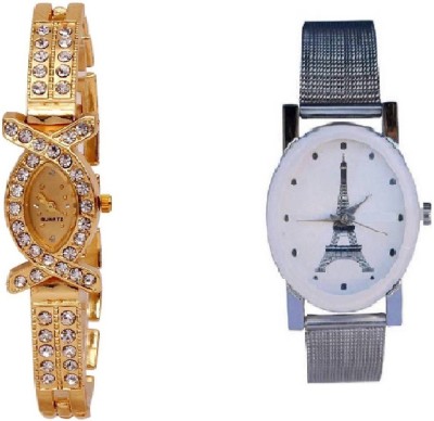 lavishable Leya Combo Silver/Gold Watch - For Women Watch  - For Women   Watches  (Lavishable)