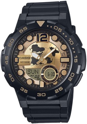 Casio AD203 Youth Series Analog-Digital Watch  - For Men   Watches  (Casio)