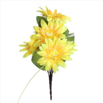 

paradise para-flw-79 Yellow Sunflower Artificial Flower(12 inch, Pack of 1)