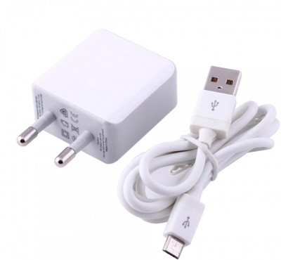 

TDG Good Charging Speeds EU Plug Wall Charger Adapter with Cable TD DLAC200 Tablet Charger(White, Cable Included)