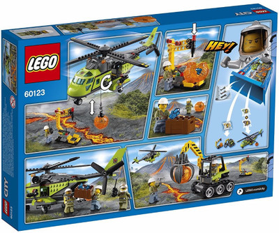 

Lego Lego Volcano Supply Helicopter(Multicolor)