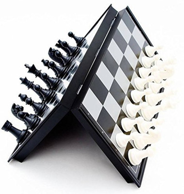 

Crack4Deal Folding Chess Game Board with Magnetic Crafted Pieces Board Game