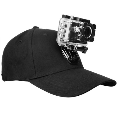 Smiledrive Helmet Soft Top Camera Mount(Black)