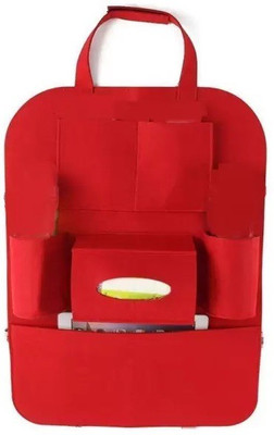 

Starbust Car Back Seat Storage Bag For Mobile / Car Documents Paper / Bottle / Tissue Paper Car Multi Pocket (seat cover -SC-103 Car Storage Bag(4 L)