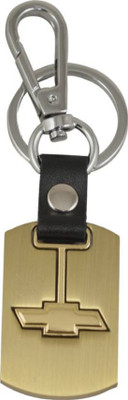 Gabriella Movable Chevrolet Icon Locking Key Chain(Gold)