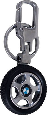 

Gabriella BMW Tyre Logo Locking Key Chain(Black)